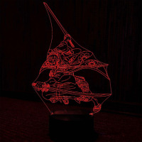 Светильник-ночник Ророноа Зоро Zoro Roronoa 16 цветов USB (28087) - вид 2 миниатюра