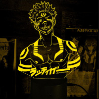 Светильник-ночник Ремен Сукуна Магическая Битва 16 цветов USB (28089)