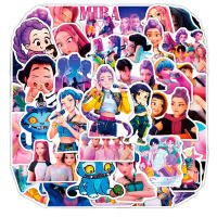 Набір стікерів KPop Demon Hunters 50 шт (28179)