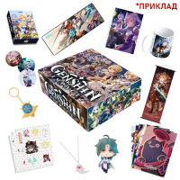 Подарунковий набір Геншін Імпакт з нічником Genshin Impact Large (28198) - вид 1 мініатюра