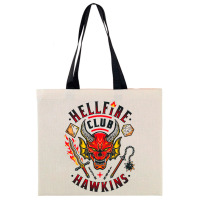 Сумка-шопер Hellfire Club Hawkins з чорними ручками, 35×38,5 см (28223) - вид 1 мініатюра