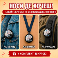 Розумний цифровий значок 2.2″ із сенсорним LED-екраном, Bluetooth, MP4/GIF/фото, біжучий рядок, смарт-пін для косплею, фанатів і вечірок (28253) - вид 6 мініатюра