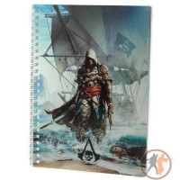 Блокнот Assassins Creed Black Flag - вид 1 мініатюра