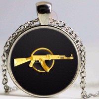 Брелок AK 47 CS GO (gold) - вид 1 мініатюра