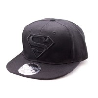 Кепка Superman Black Logo (HSUPCAP1294) - вид 1 мініатюра