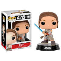 Фігурка Funko POP! Rey With Lightsaber - Star Wars (9618) - вид 1 мініатюра
