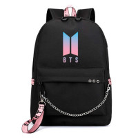 Рюкзак БТС Чорний - BTS Black Бантани - вид 1 мініатюра