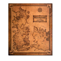 Плакат Карта Вестеросу - Гра престолів Game of Thrones - вид 1 мініатюра