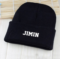 Шапка BTS з рисунком K-POP Jimin BTS Bulletproof Boy Чорна, БТС Оригінал