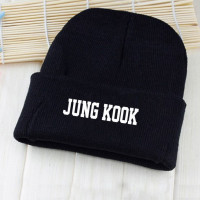 Шапка BTS з рисунком K-POP Jungkook BTS Bulletproof Boy Чорна, БТС Оригінал