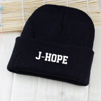 Шапка BTS з рисунком K-POP J-Hope BTS Bulletproof Boy Чорна, БТС Оригінал