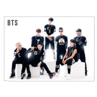 Плакат БТС BTS 3 - вид 1 мініатюра