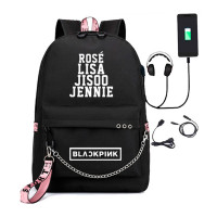 Рюкзак Блэк Пинк Black Pink Лого Герл-группа (7194) - вид 1 миниатюра