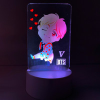 Світильник-нічник "Ві" (V) BTS Bangtan Boys БТС K-POP USB - вид 1 мініатюра