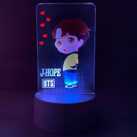 Светильник ночник Джей-Хоуп (J-Hope) BTS Bangtan Boys БТС K-POP USB - вид 1 миниатюра