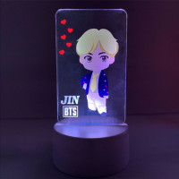 Светильник ночник Джин (Jin) BTS Bangtan Boys БТС K-POP USB - вид 1 миниатюра