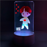 Светильник ночник Мин Юнги (Suga) BTS Bangtan Boys БТС K-POP USB - вид 1 миниатюра