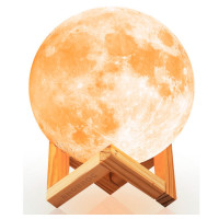 Настільный Світильник-нічник Місячне Сяйво 3D MOON LAMP 15 см (7289) - вид 1 мініатюра