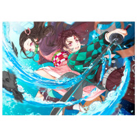 Плакат Клинок, що знищує демонів Kimetsu no Yaiba 3