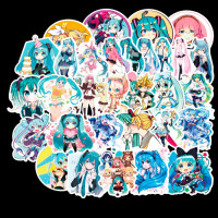 Набір стікерів Хатсуне Міку Hatsune Miku Vocaloid 50 шт - вид 1 мініатюра