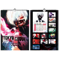 Календар Токійський Гуль 2021 А4 настінний перекидний Tokyo Ghoul - вид 1 мініатюра