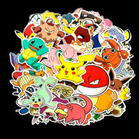 Набор стикеров Пикачу Pikachu Pokemon 50 шт