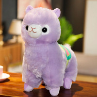 М'яка іграшка Симпатична Альпака з Сідлом Alpaca Plush Фіолетова (7834) - вид 1 мініатюра