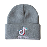 Шапка ТікТок TikTok, США. Унісекс Сіра - вид 1 мініатюра