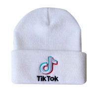 Шапка ТікТок TikTok, США. Унісекс Біла - вид 1 мініатюра