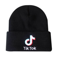 Шапка ТікТок TikTok, США. Унісекс Чорна - вид 1 мініатюра