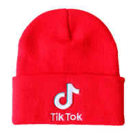 Шапка ТікТок TikTok, США. Унісекс Червона - вид 1 мініатюра