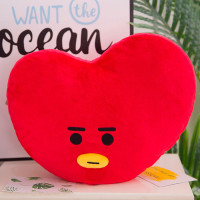Подушка Сердечко Tata, створений Кім Тхе Хеном, BT21, BTS, K-POP, К ПОП БТС 40 см