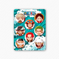 Набір значків Великий куш One Piece 8шт (8154) - вид 1 мініатюра