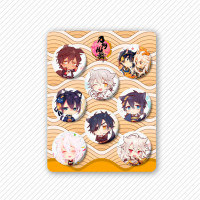 Набір значків Touken Ranbu: Hanamaru 8шт (8160) - вид 1 мініатюра