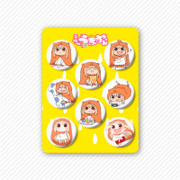 Набір значків Дволика сестричка Умару Himouto! Umaru-chan 8шт (8161) - вид 1 мініатюра