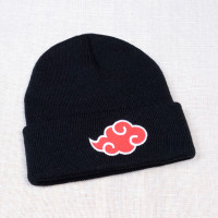 Шапка Акацукі Тучка Akatsuki Naruto Чорна