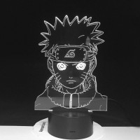 Світильник-нічник Наруто Узумакі дитина - Naruto Uzumaki 16 кольорів 3D USB (8219) - вид 1 мініатюра