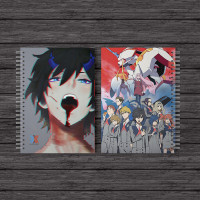 Скетчбук Коханий у Франксі Хіро дісторшн - DARLING in the FRANXX (8426) - вид 1 мініатюра