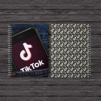 Скетчбук ТікТок лого джинс - TikTok (8451) - вид 1 мініатюра