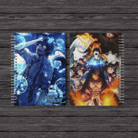 Скетчбук Синій екзорцист, Рін демонічна форма - Blue Exorcist (8459) - вид 1 мініатюра