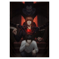 Плакат Зошит Смерти Лайт, Рюк, - Death Note (8482) - вид 1 мініатюра
