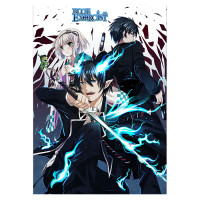 Плакат Синій екзорцист Рін, Сіемі, Юкіо - Blue Exorcist - вид 1 мініатюра
