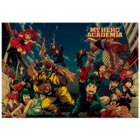 Плакат Моя геройська академія Всі персонажі - Boku no Hero Academia (8521) - вид 1 мініатюра